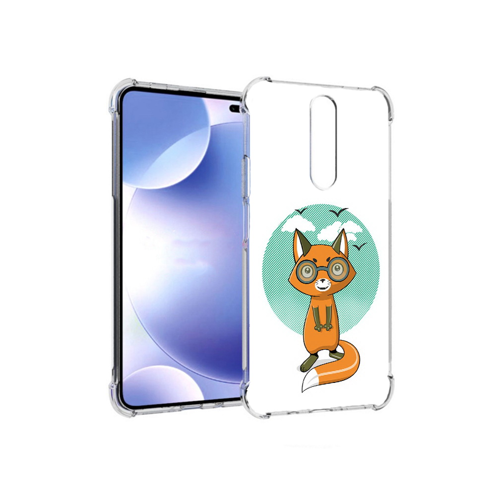 

Чехол MyPads Tocco для Xiaomi Redmi k30 задумчивая лиса (PT226950.302.348), Прозрачный, Tocco