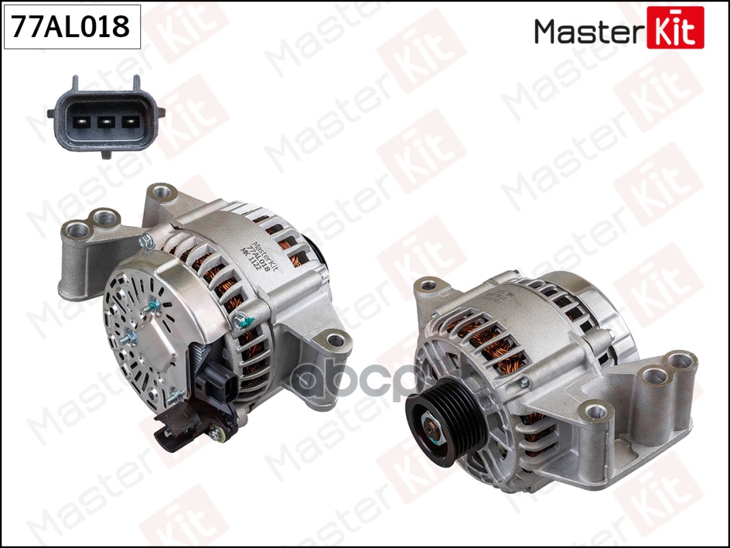 

Генератор Ford Fiesta 01-08 (14V 104A) MasterKit 77AL018