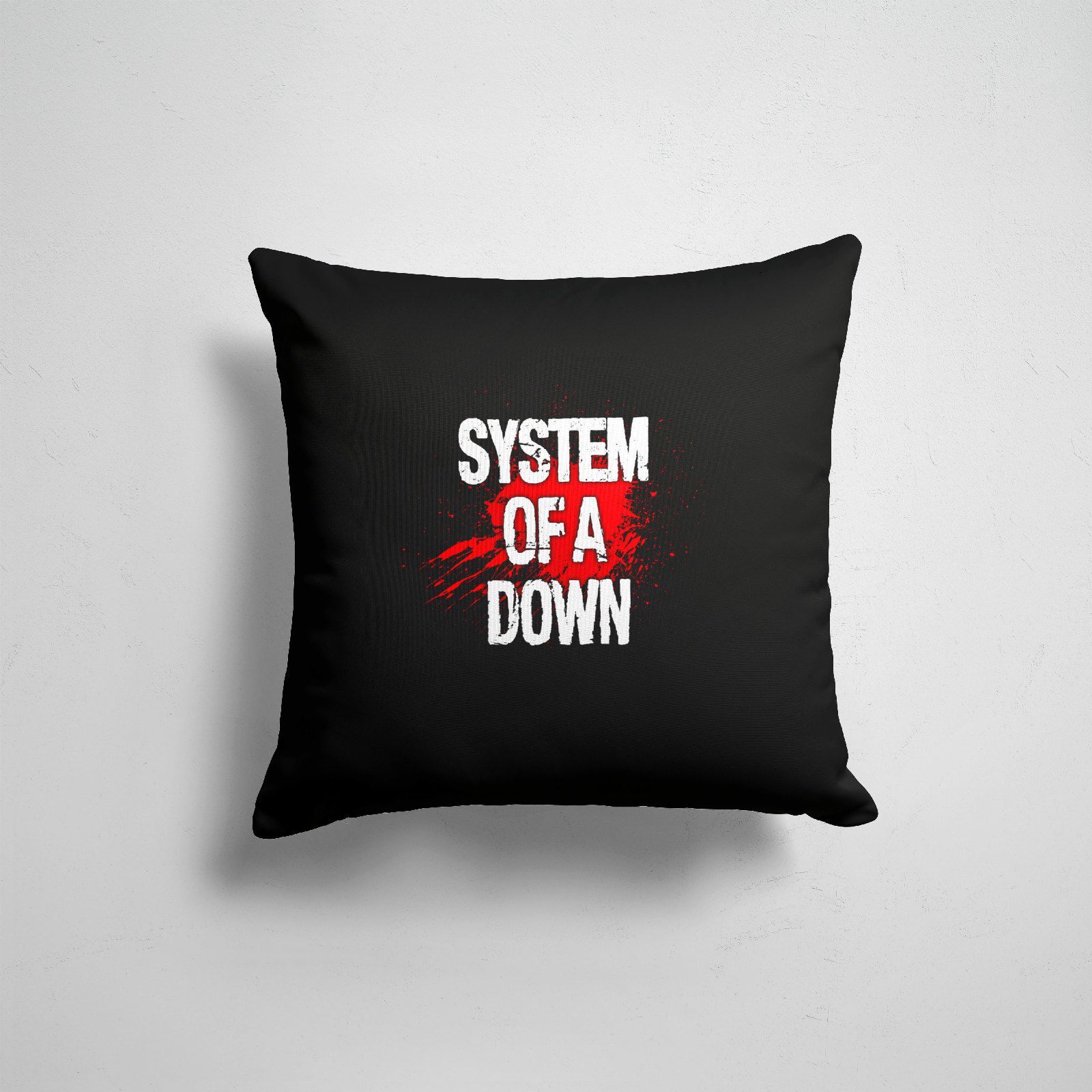 

Подушка декоративная 45х45см Рок System of a Down System of a Down, Разноцветный