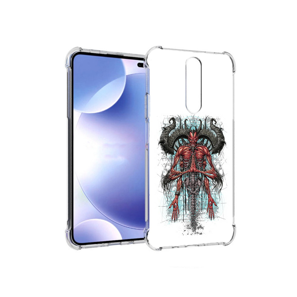 

Чехол MyPads Tocco для Xiaomi Redmi k30 дьявол (PT226950.302.340), Прозрачный, Tocco