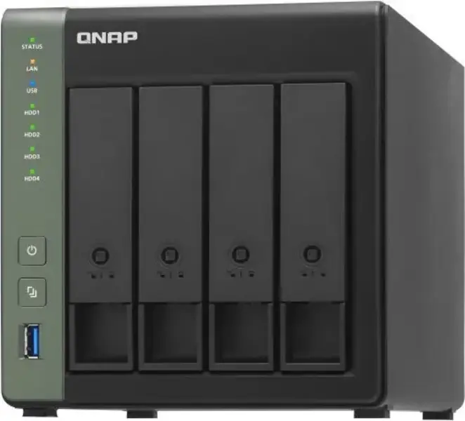 фото Сетевое хранилище данных qnap ts-431kx-2g ts-431kx-2g черный (ts-431kx-2g)