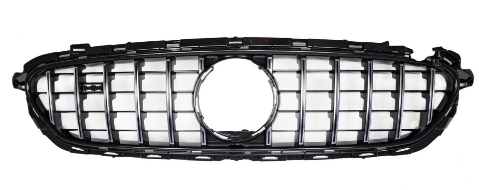 

Решетка радиатора Mercedes-Benz E-class W213 2020 - н. в. GT Хромированная (вар2), W213