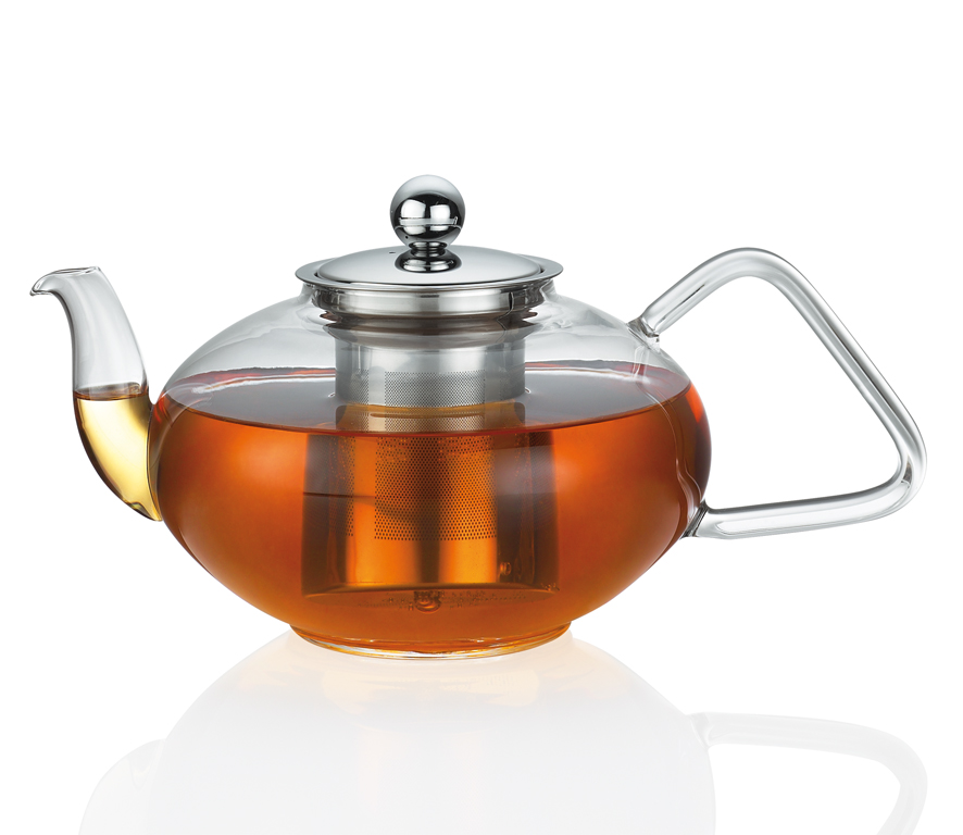 фото Чайник заварочный tibet tea с ситечком, küchenprofi 1,5 л, стекло kuchenprofi