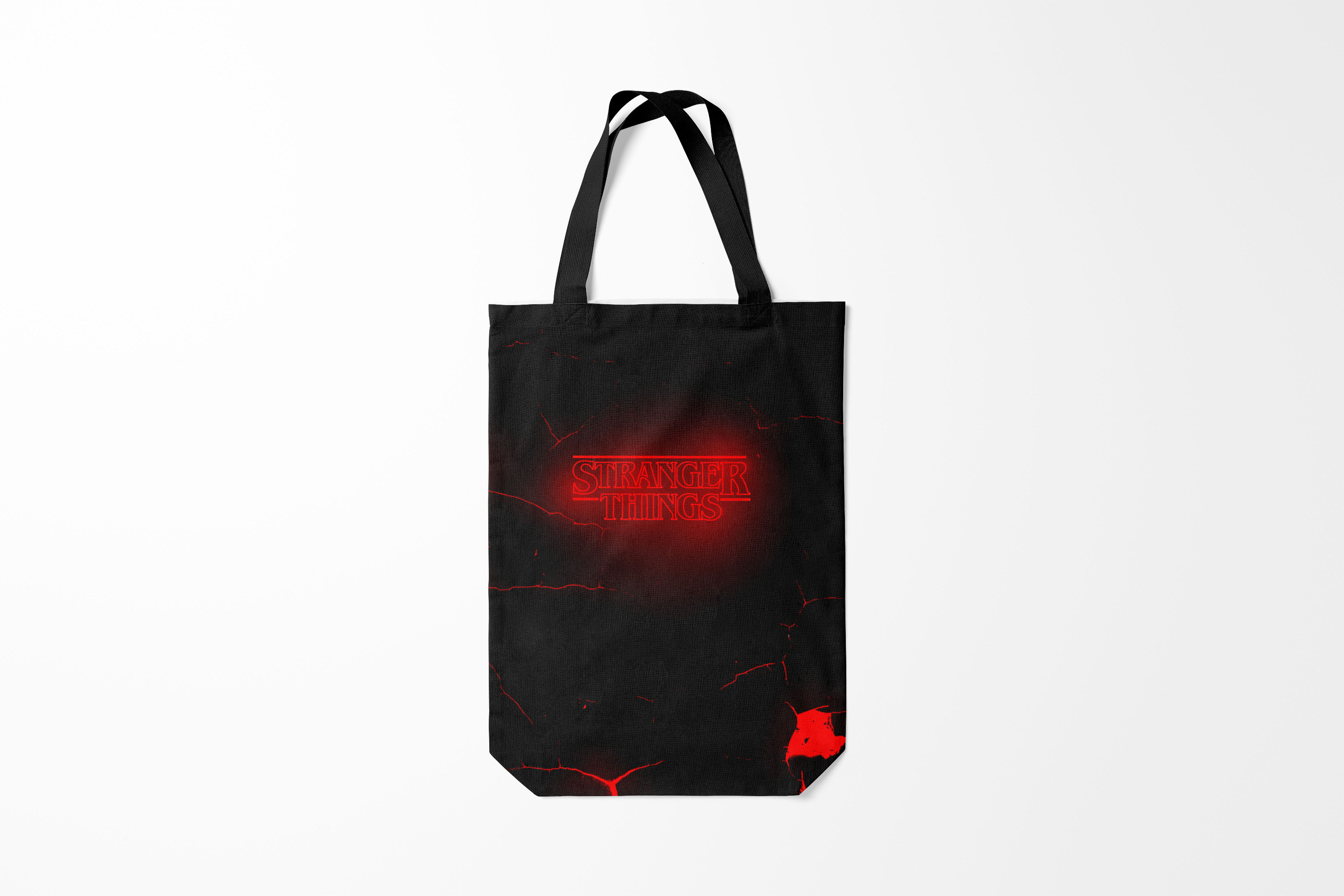 

Сумка шoппер унисекс Burnettie Очень странные дела STRANGER THINGS, черный, Очень странные дела STRANGER THINGS