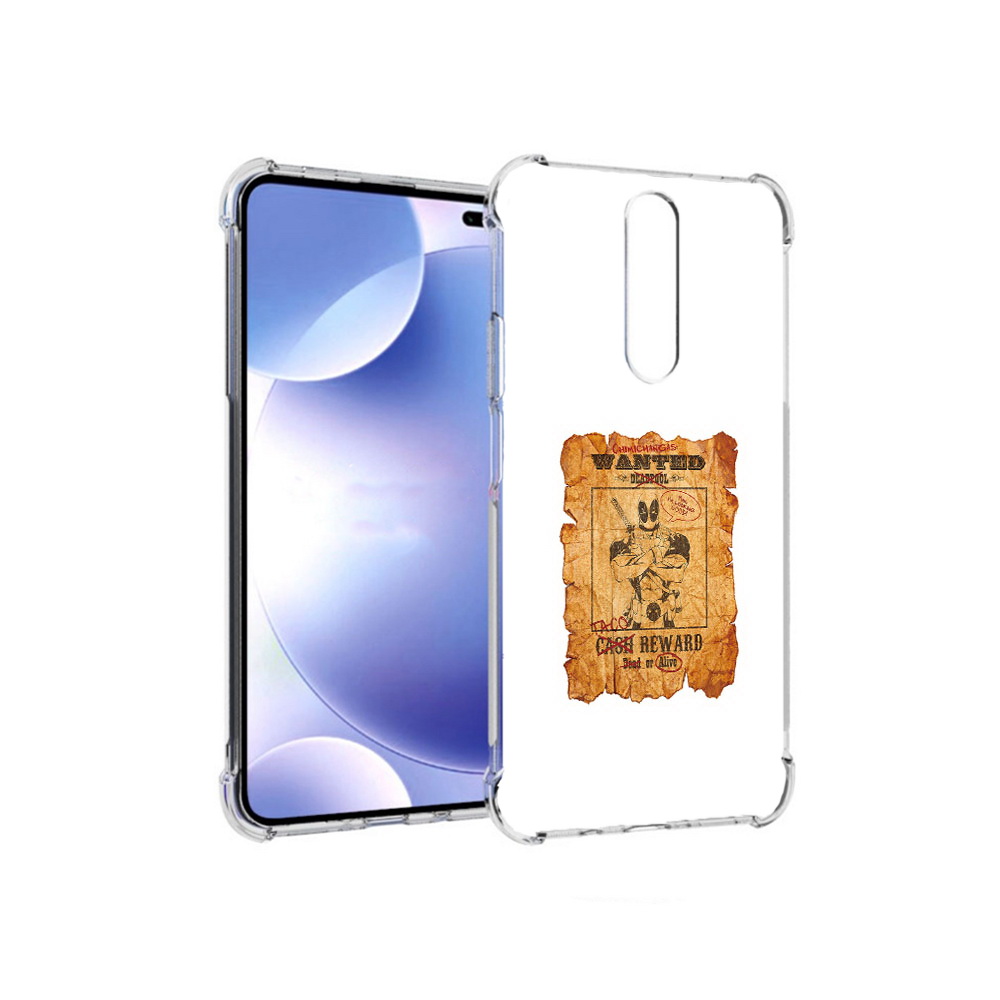 

Чехол MyPads Tocco для Xiaomi Redmi k30 дедпул (PT226950.302.317), Прозрачный, Tocco