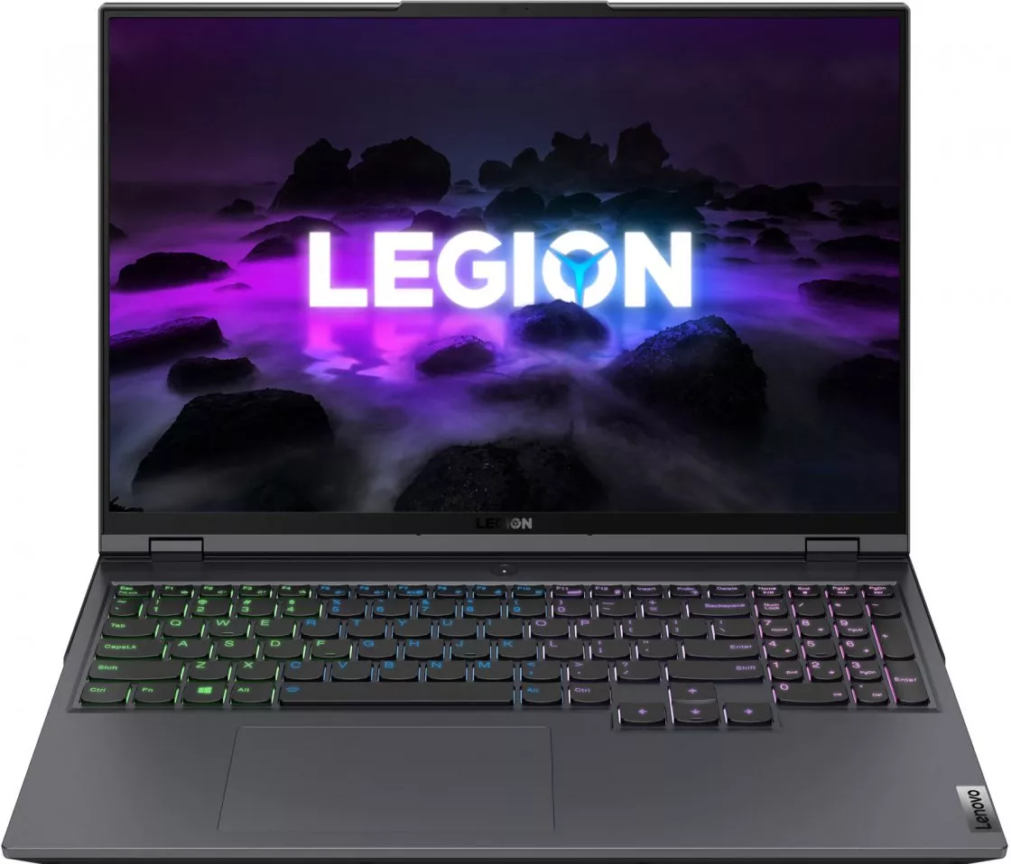 фото Ноутбук lenovo legion 5 pro 16ach6h grey (82jq000rrk)