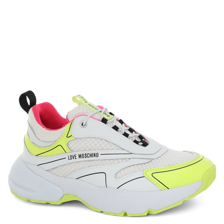 

Кроссовки женские Love Moschino JA15025G белые 38 EU, JA15025G
