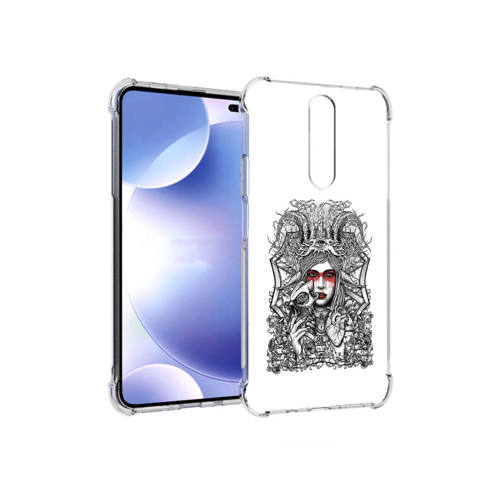 

Чехол MyPads Tocco для Xiaomi Redmi k30 грусная девушка (PT226950.302.302), Прозрачный, Tocco
