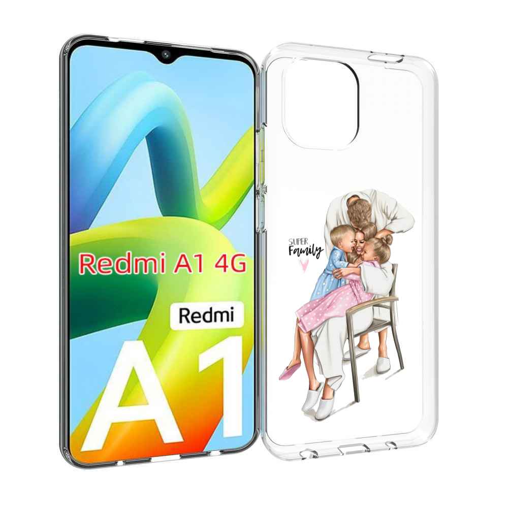 

Чехол MyPads Super-family для Xiaomi Redmi A1, Прозрачный, Tocco