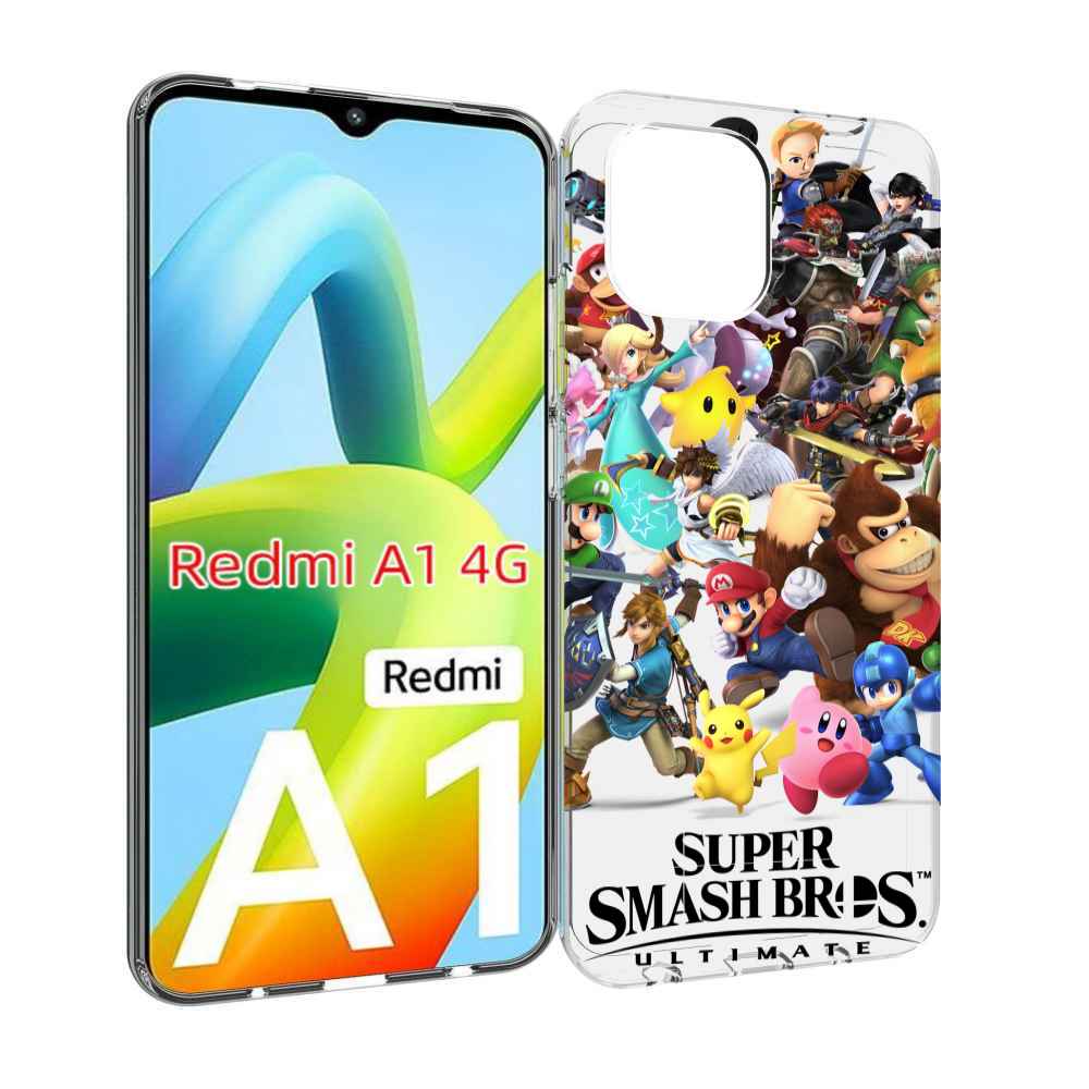 

Чехол MyPads Super Smash Bros для Xiaomi Redmi A1, Прозрачный, Tocco