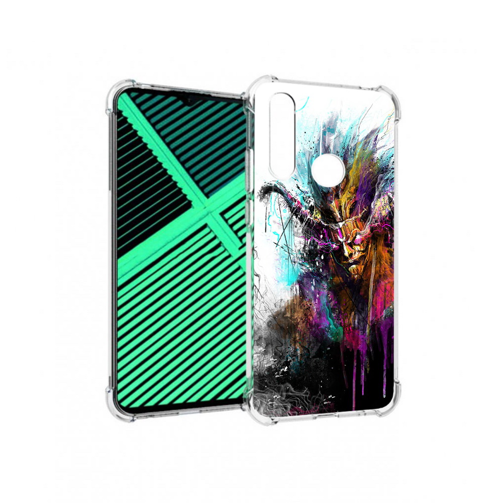 

Чехол MyPads Tocco для Motorola Moto G8 Power Lite яркий дьявол (PT227069.358.709), Прозрачный, Tocco