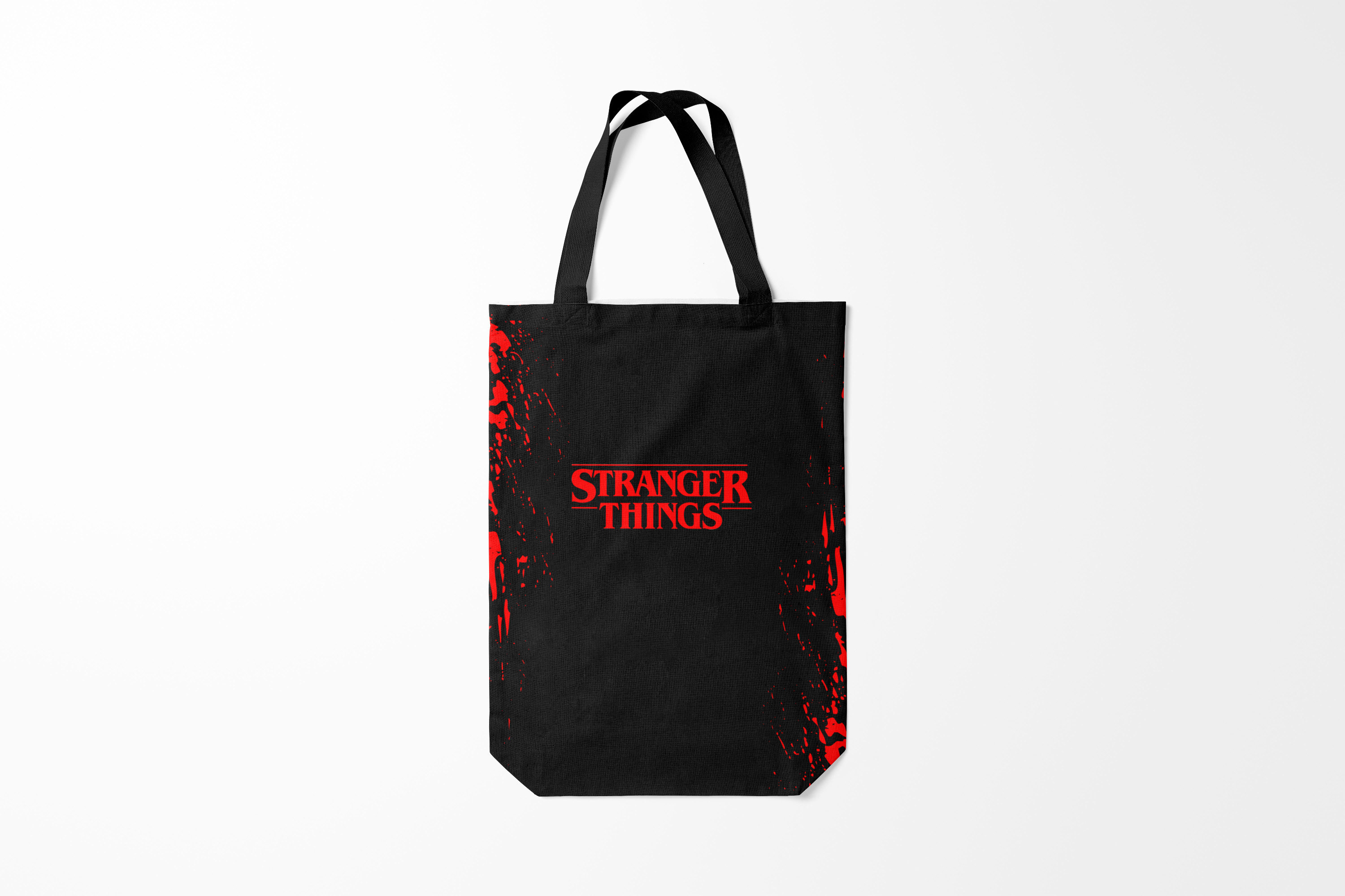 

Сумка шoппер унисекс Burnettie Очень странные дела STRANGER THINGS, черный, Очень странные дела STRANGER THINGS