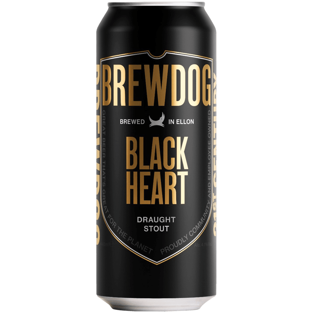 

Пиво BrewDog Black Heart темное 0,44 л ж/б