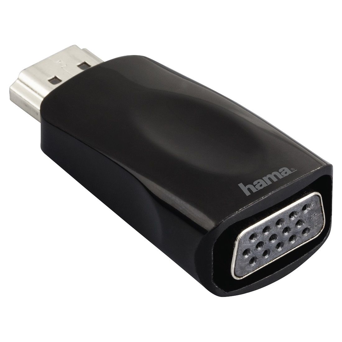 фото Переходник hama hdmi-vga, m-f black (h-34621)