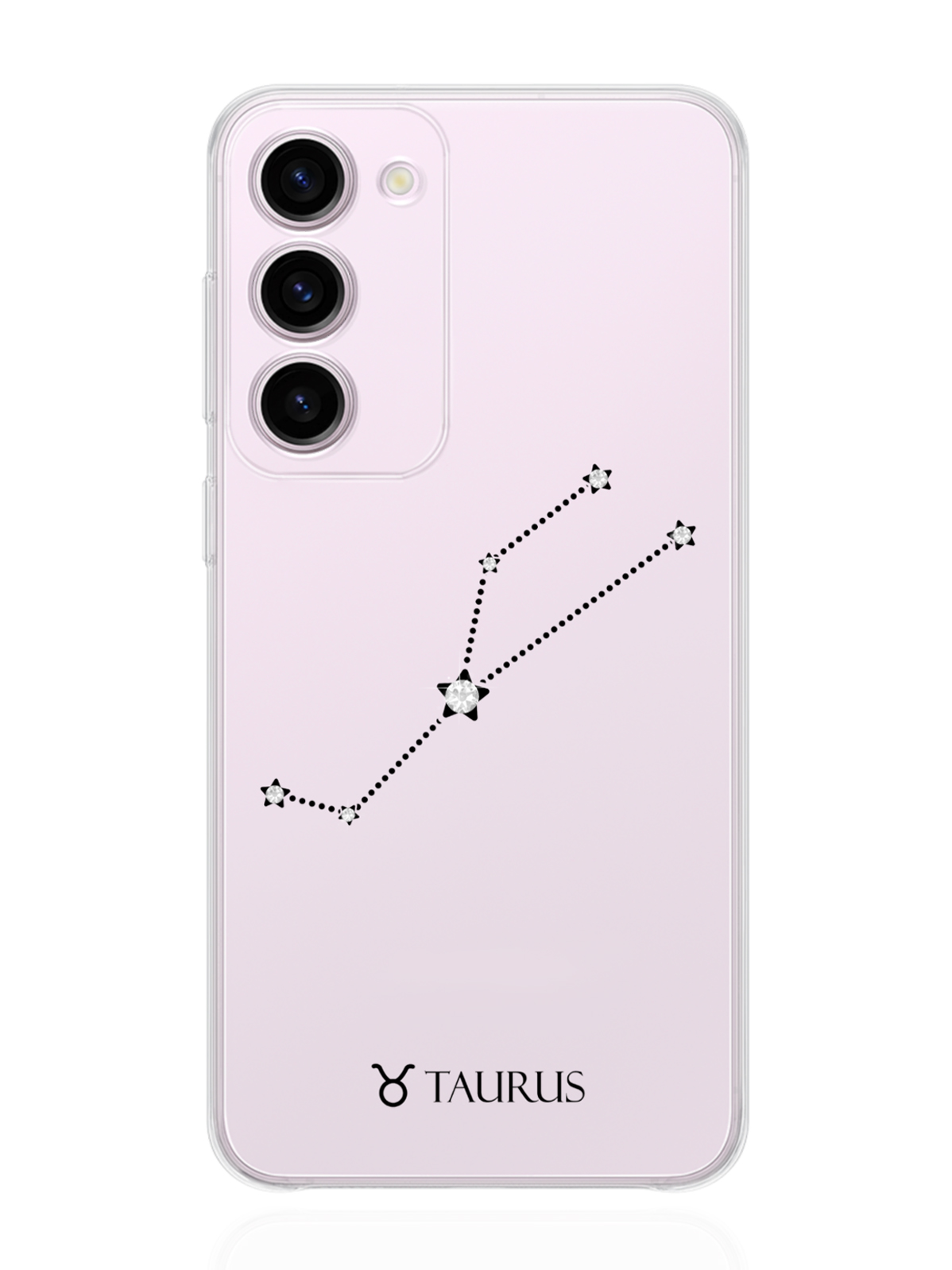 

Чехол MustHaveCase для Samsung Galaxy S23+ с кристаллами Lux Телец Taurus прозрачный