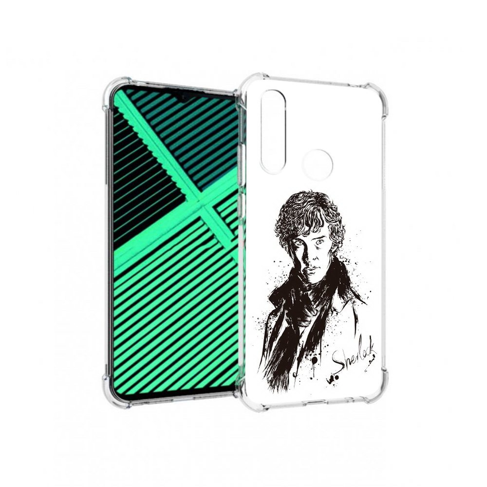

Чехол MyPads Tocco для Motorola Moto G8 Power Lite шерлок холмс портрет (PT227069.358.698), Прозрачный, Tocco