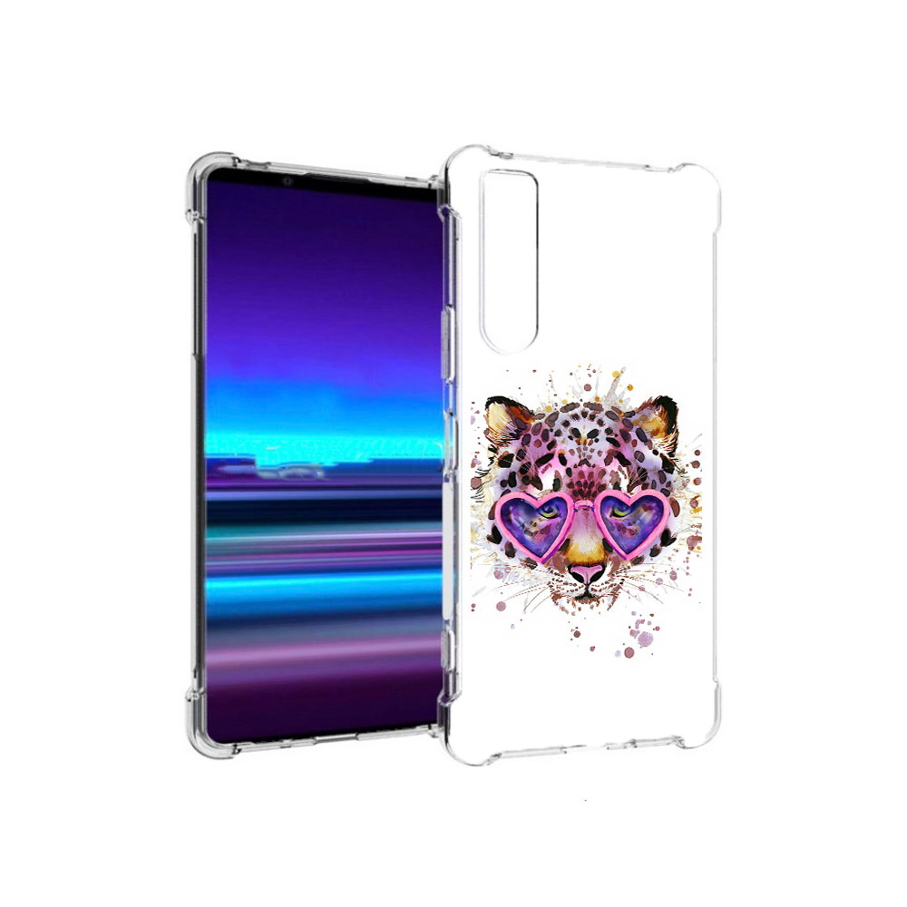 

Чехол MyPads Tocco для Sony Xperia 1 II модный леопард (PT148152.232.480), Прозрачный, Tocco