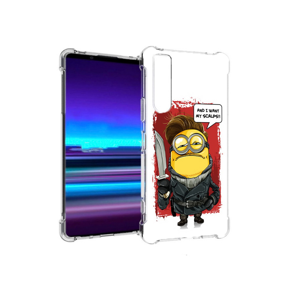 

Чехол MyPads Tocco для Sony Xperia 1 II миньон убийца (PT148152.232.477), Прозрачный, Tocco