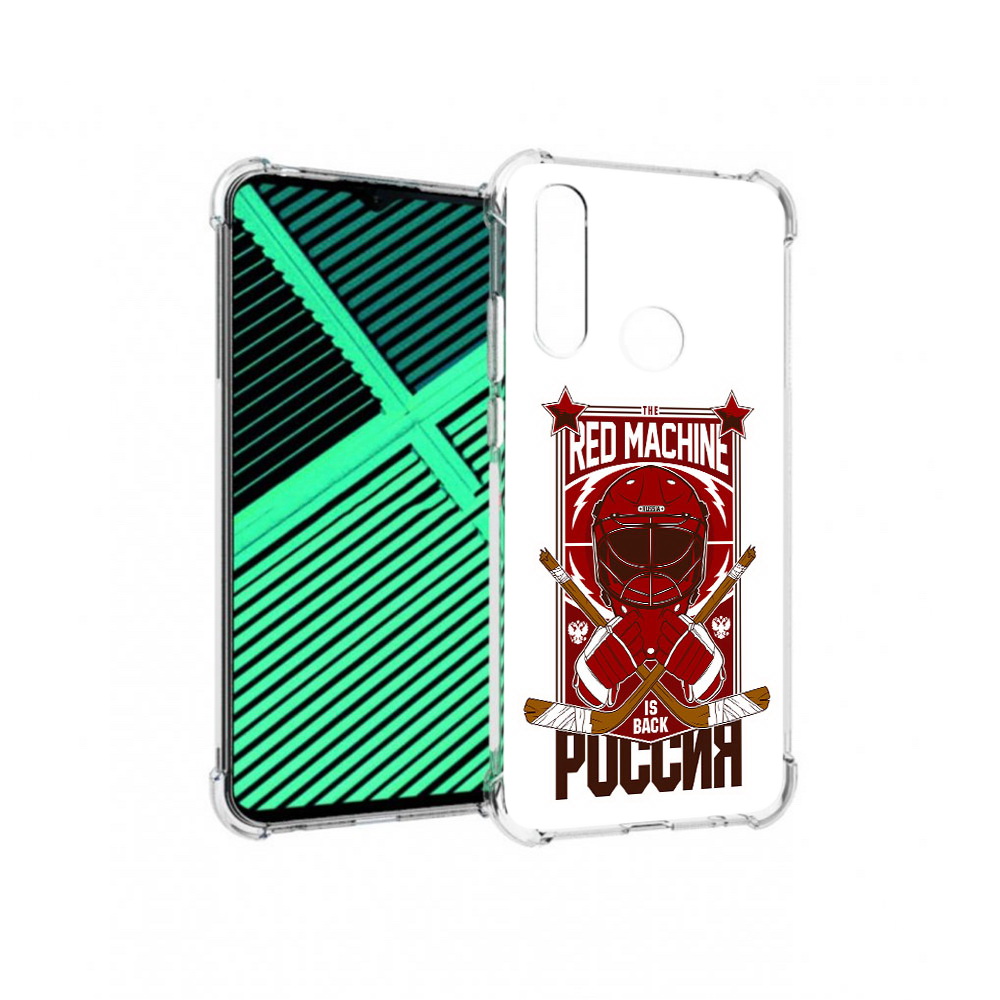 

Чехол MyPads Tocco для Motorola Moto G8 Power Lite хоккей россия (PT227069.358.666), Прозрачный, Tocco