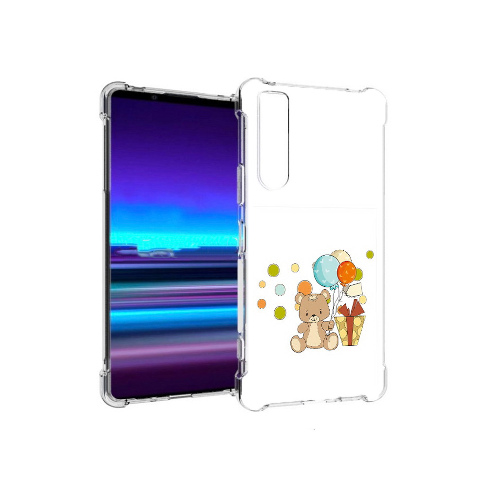 

Чехол MyPads Tocco для Sony Xperia 1 II медвеженок с подарком (PT148152.232.470), Прозрачный, Tocco