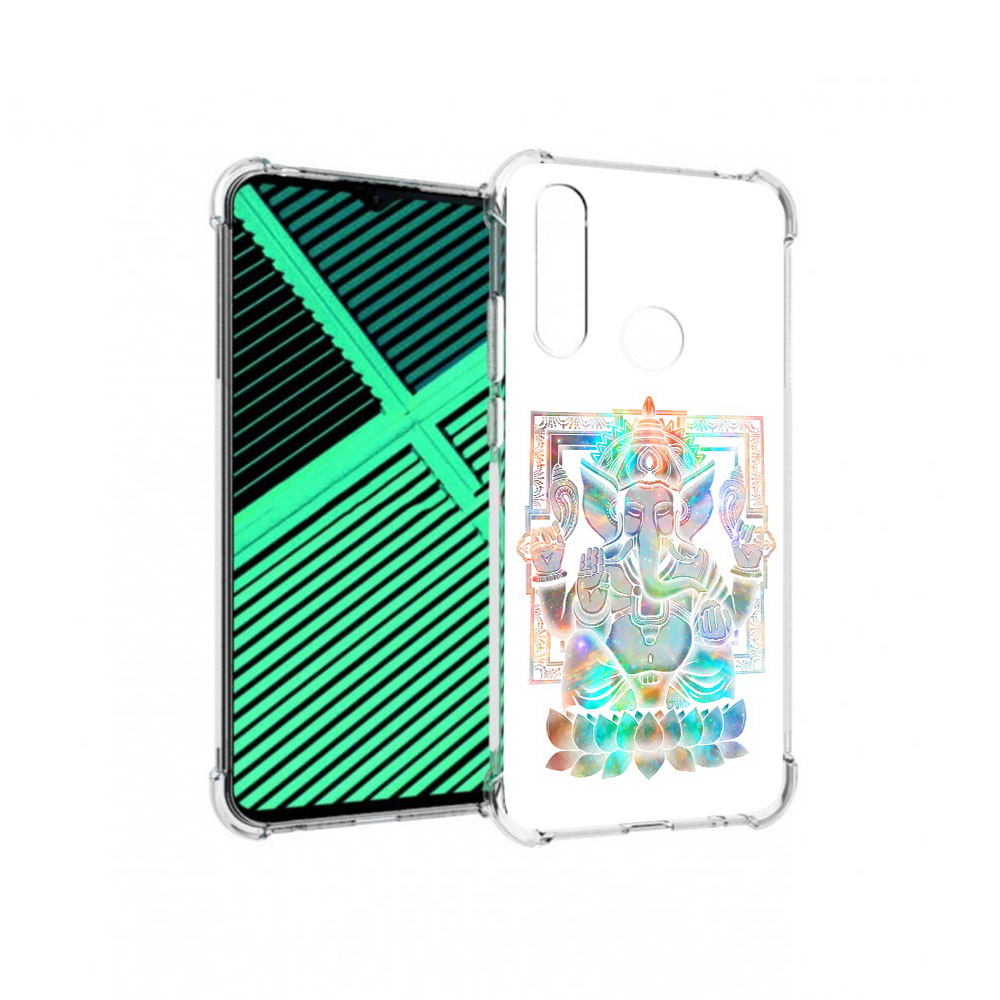 

Чехол MyPads Tocco для Motorola Moto G8 Power Lite умный слон (PT227069.358.654), Прозрачный, Tocco