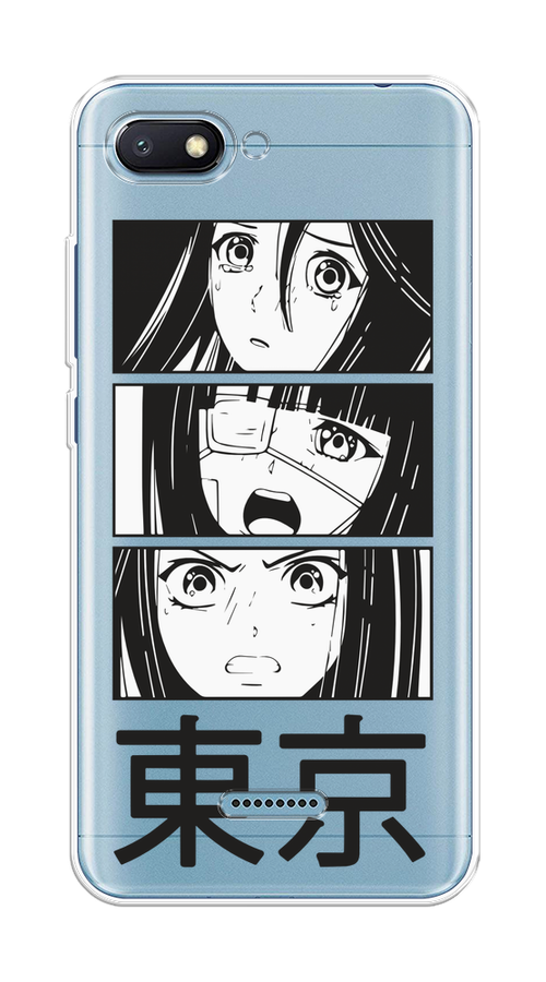

Чехол на Xiaomi Redmi 6A "Tokyo girls", Белый;черный;прозрачный, 34150-1