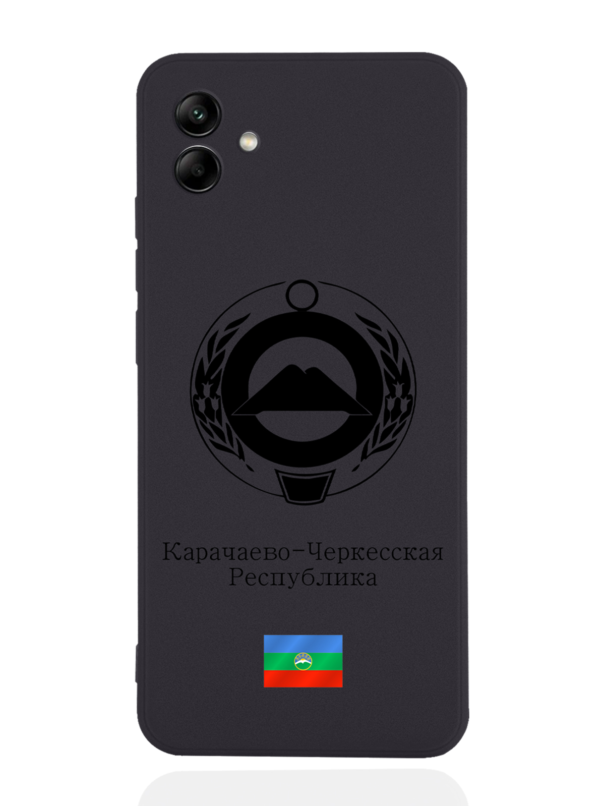 

Чехол SignumCase для Samsung Galaxy A04 Черный Герб Карачаево-Черкесии черный