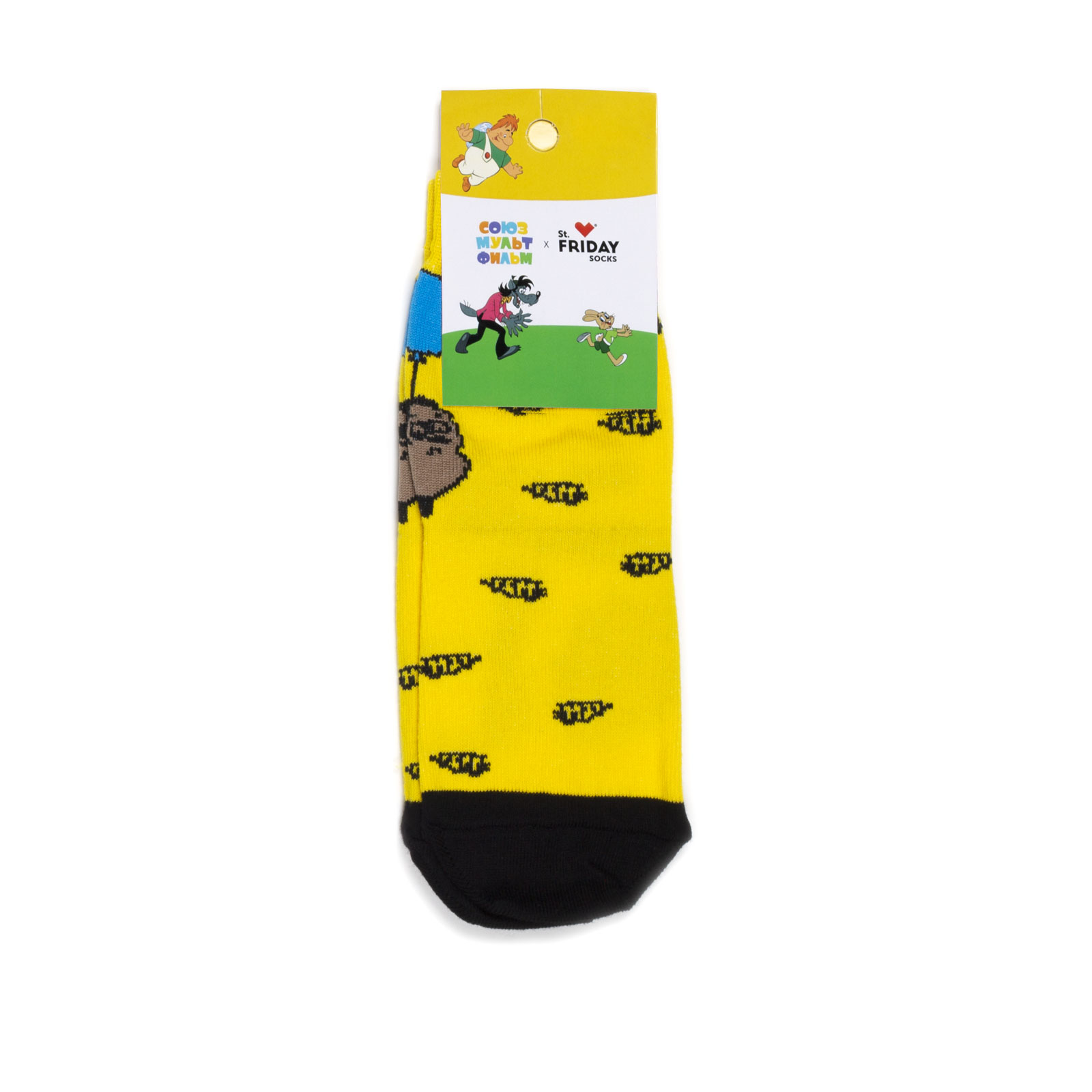 Носки детские St Friday Socks Винни Пух желтый 30-32 499₽