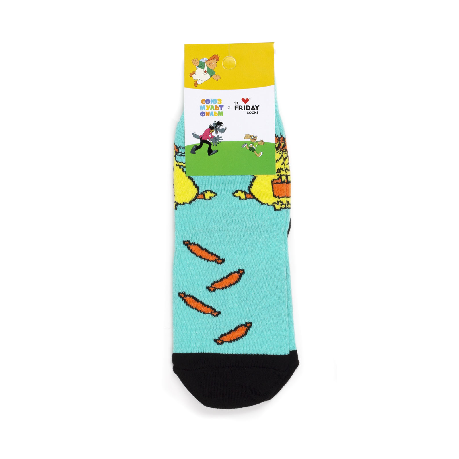 Носки детские St. Friday Socks Неплохо кормят, голубой, 30-32 носки с рисунками st friday socks глаза будущего красный