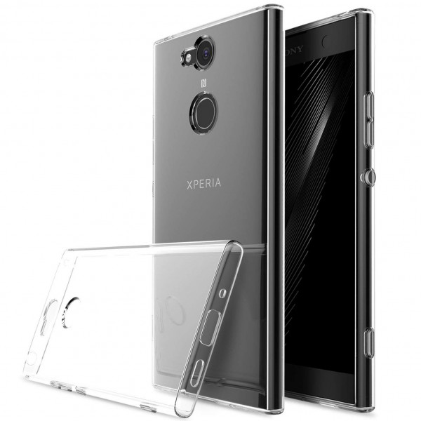 фото Ультратонкий силиконовый чехол epik для sony xperia xa2