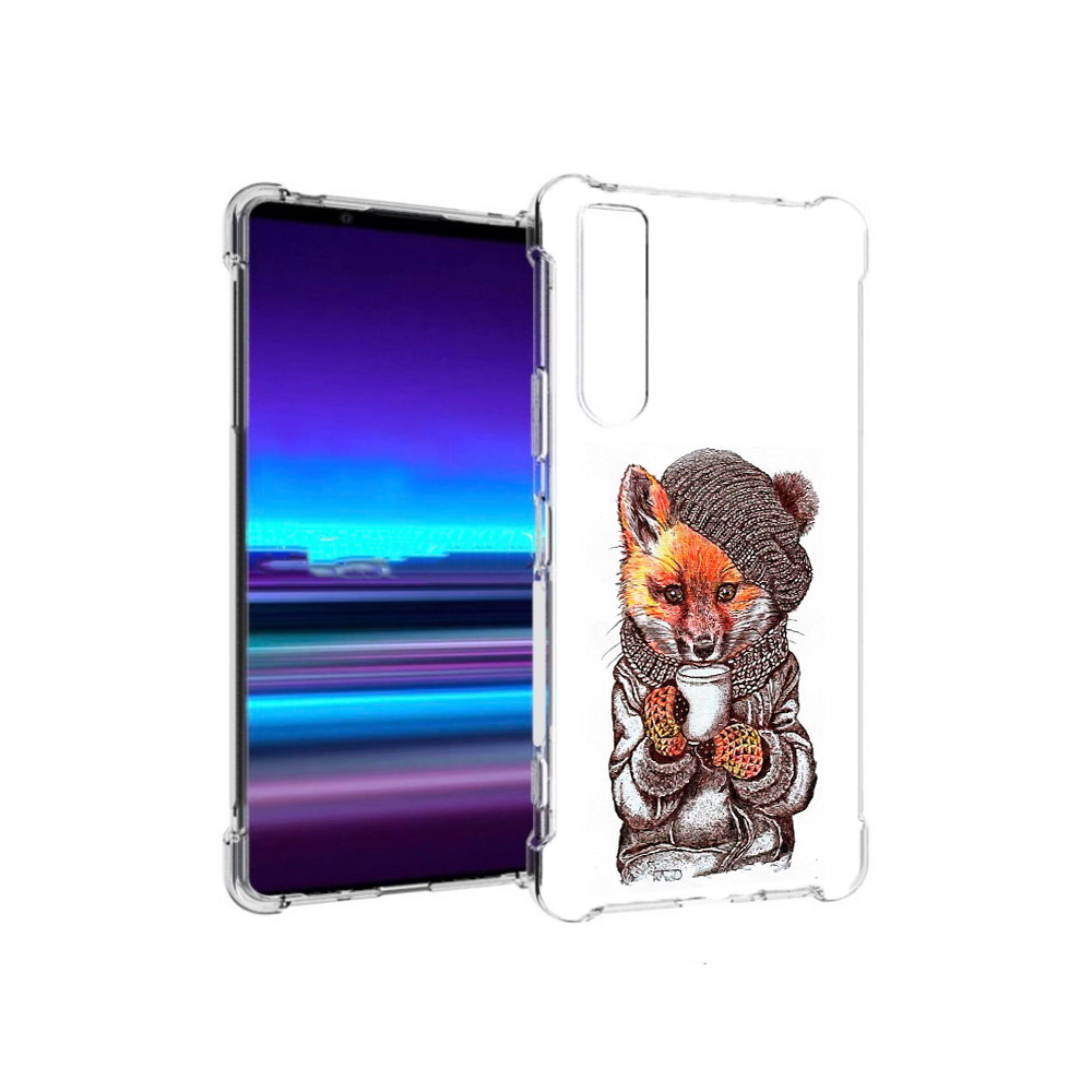 

Чехол MyPads Tocco для Sony Xperia 1 II лиса в шапке (PT148152.232.437), Tocco