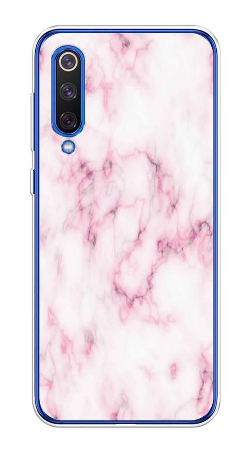 

Чехол на Xiaomi Mi9 SE "Мрамор с розовым", Белый;розовый, 35250-1