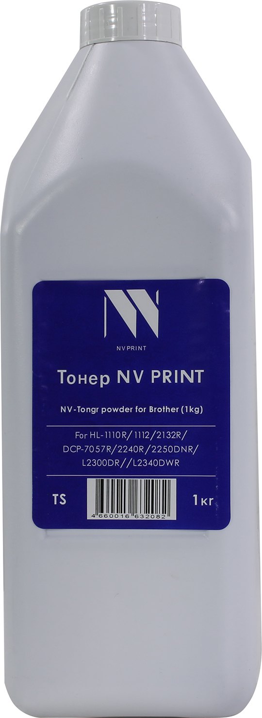 фото Тонер для лазерного принтера nv print nv-brother (1кг) черный, совместимый