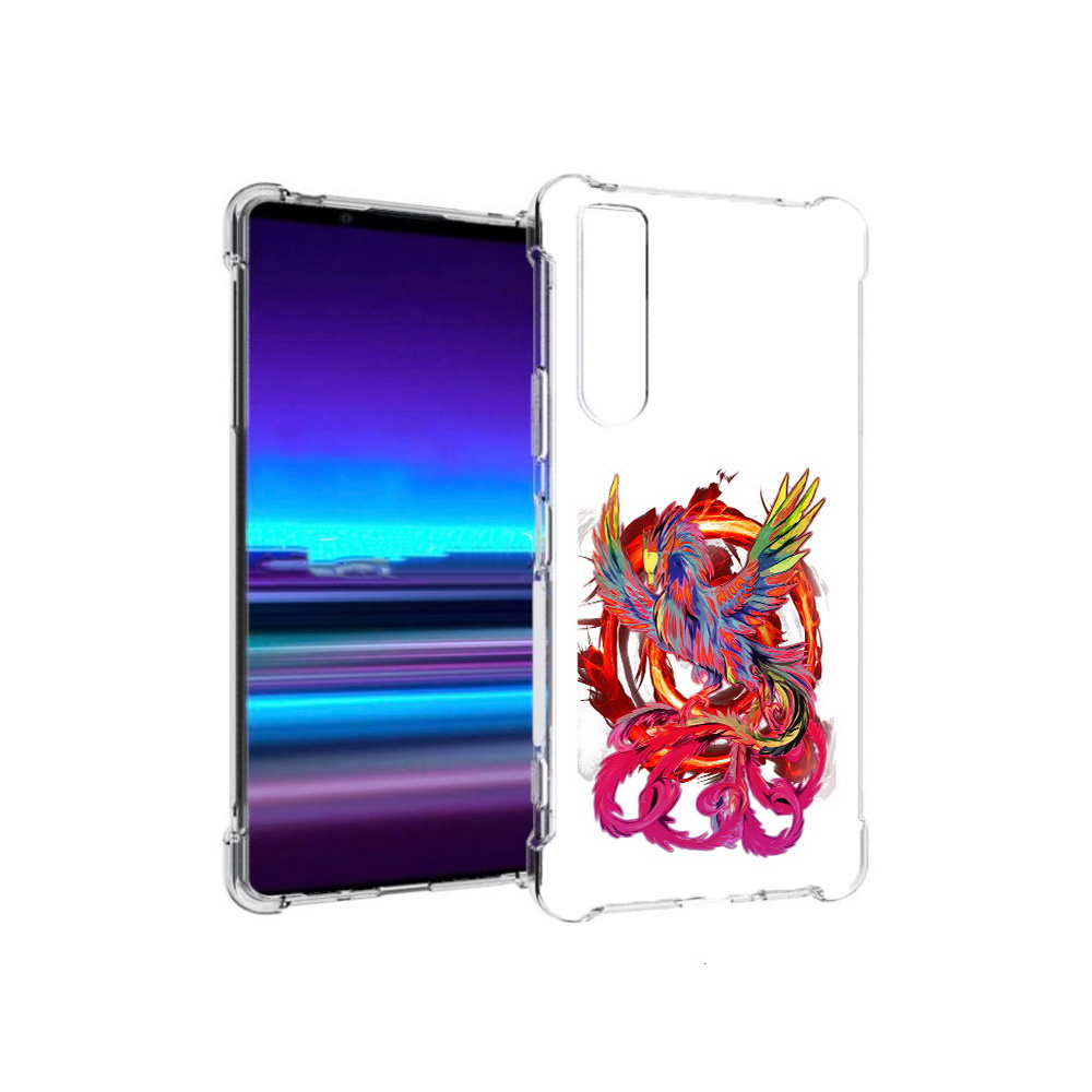 

Чехол MyPads Tocco для Sony Xperia 1 II красочный феникс (PT148152.232.414), Прозрачный, Tocco