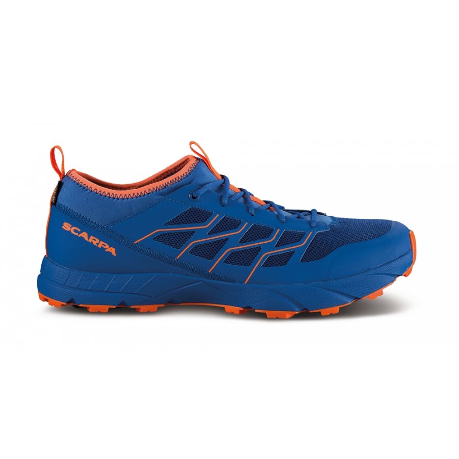 Спортивные кроссовки унисекс Scarpa Atom SL GTX синие 38.5 EU