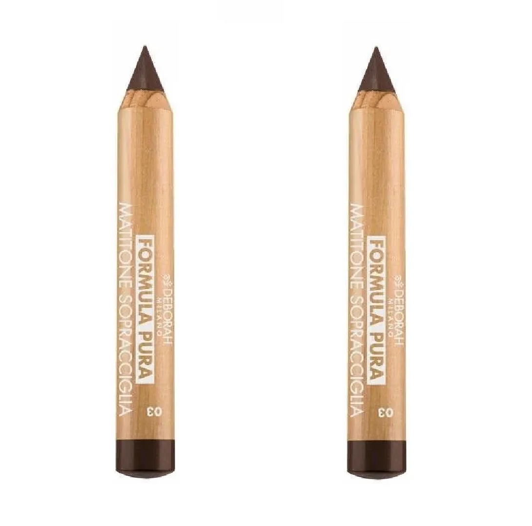 Карандаш для бровей Deborah Milano Formula Pura Chubby Eyebrow Pencil тон 03 2.3г