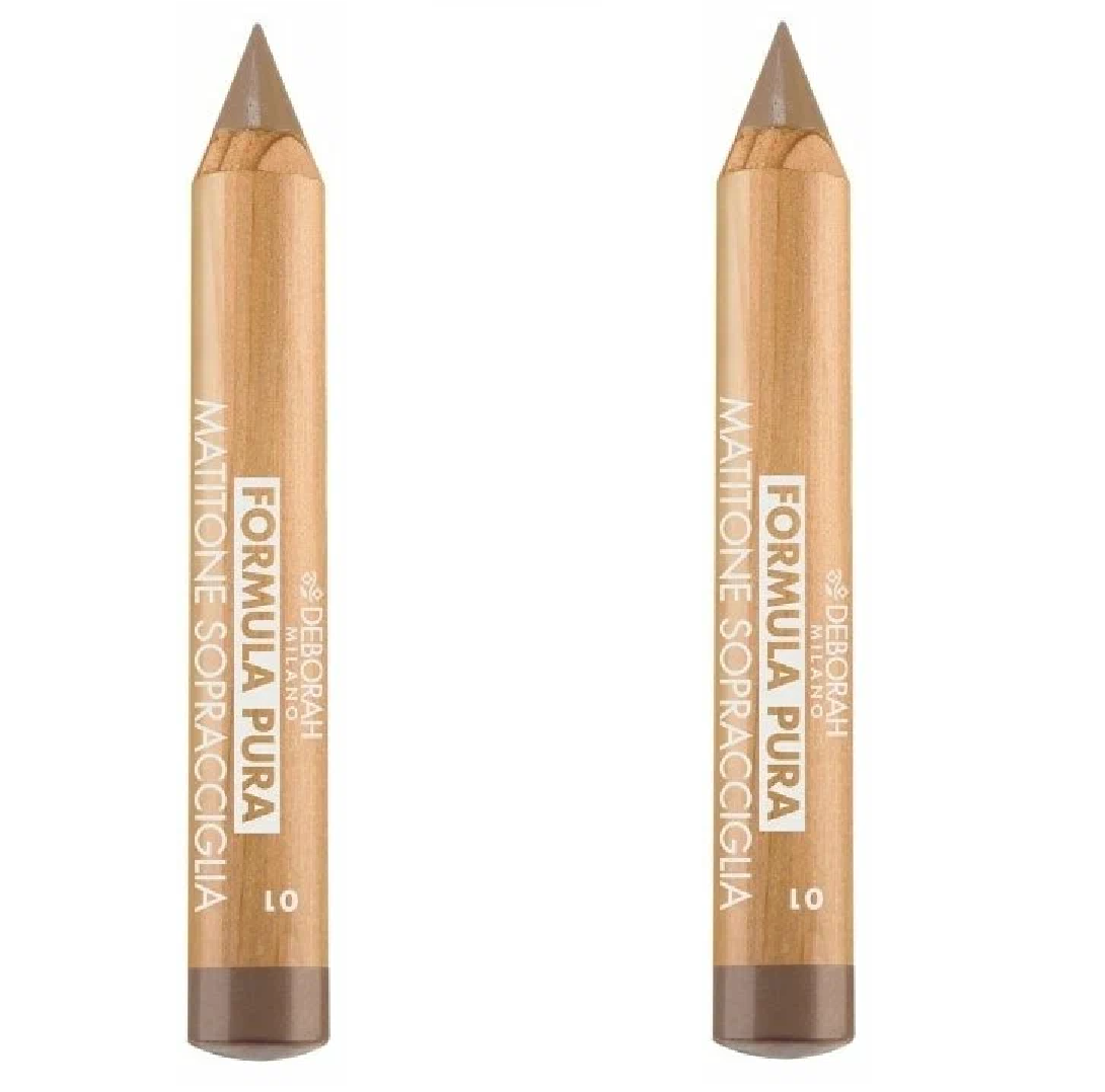 Карандаш для бровей Deborah Milano Formula Pura Chubby Eyebrow Pencil тон 01 2.3г