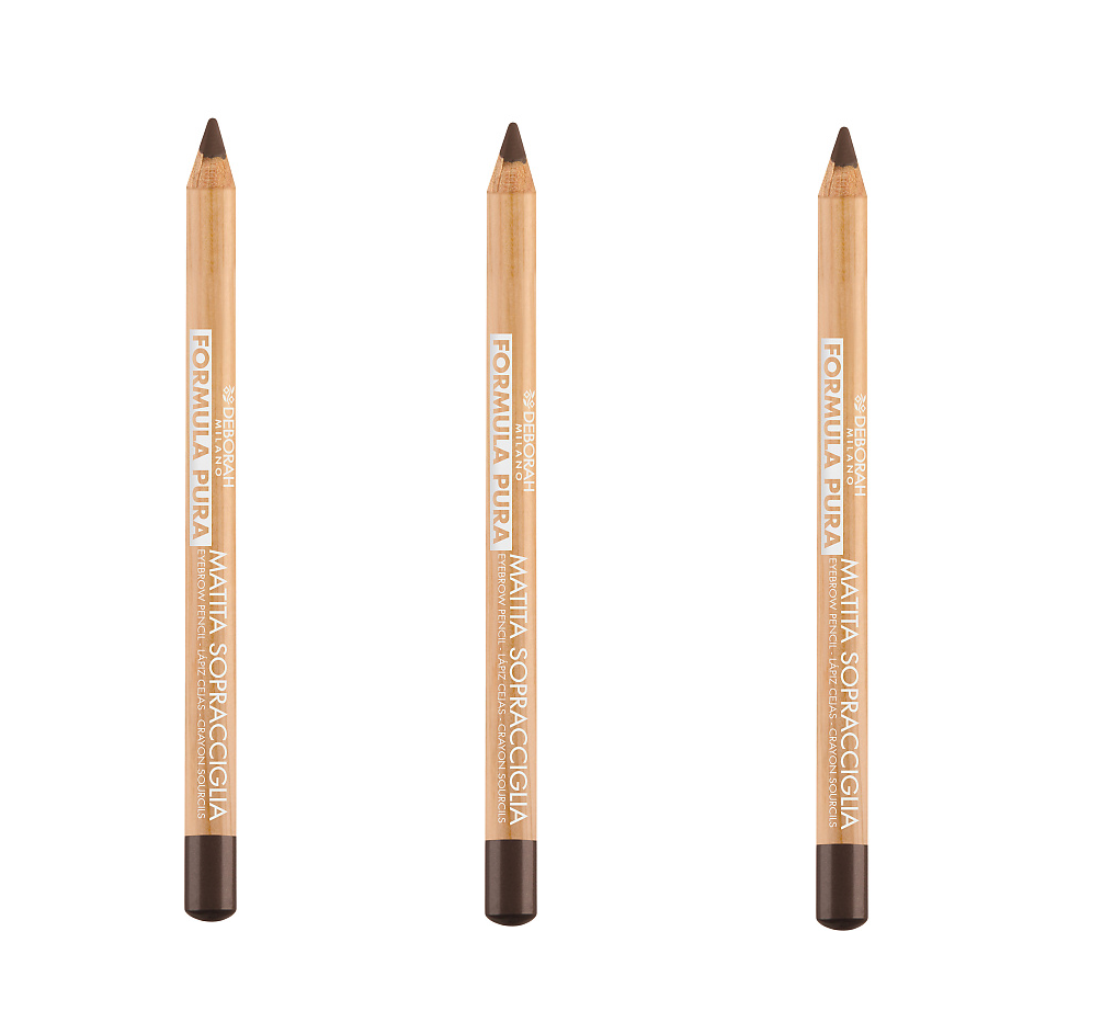 Карандаш для бровей Deborah Milano Formula Pura Eyebrow Pencil тон 03 Темный 1.2 г 3 шт