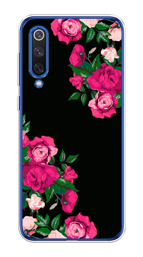 

Чехол на Xiaomi Mi9 SE "Розы фуксия", Черный;розовый;зеленый, 35250-1