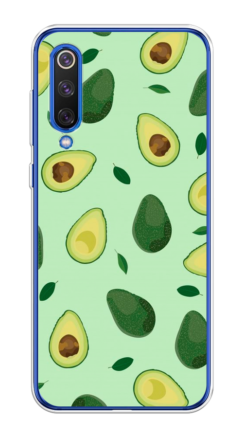 

Чехол на Xiaomi Mi9 SE "Blue avocado", Коричневый;зеленый, 35250-1