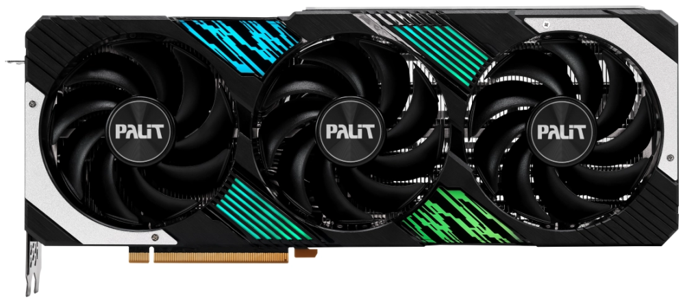 фото Видеокарта palit nvidia geforce rtx 4080 16 гб gamingpro (ned4080019t2-1032a)