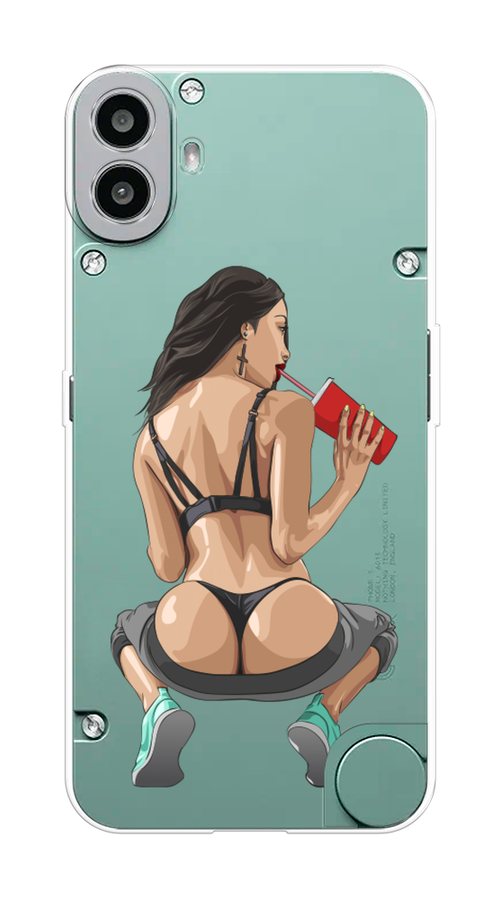 

Чехол на CMF Phone 1 "Сочные булочки", Бежевый;красный;черный, 3300450-1