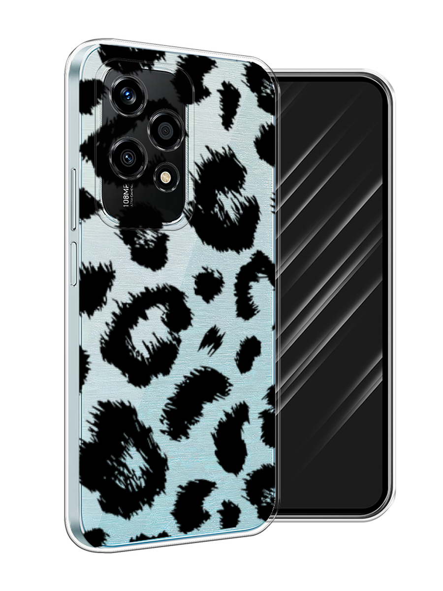 

Чехол Awog на Honor 200 Lite "Окрас леопарда фон", Черный, 6124650-1