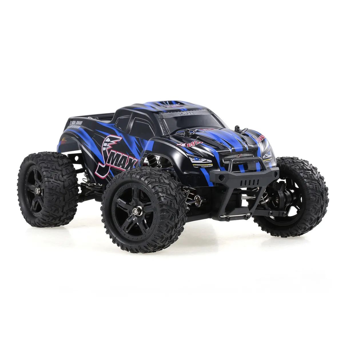 Радиоуправляемый монстр Remo Hobby Smax 4WD RTR масштаб 1:16 2.4G - RH1631 (Синий) радиоуправляемый монстр remo hobby dinosaurs master 4wd rtr масштаб 1 8 2 4g rh8032 blue