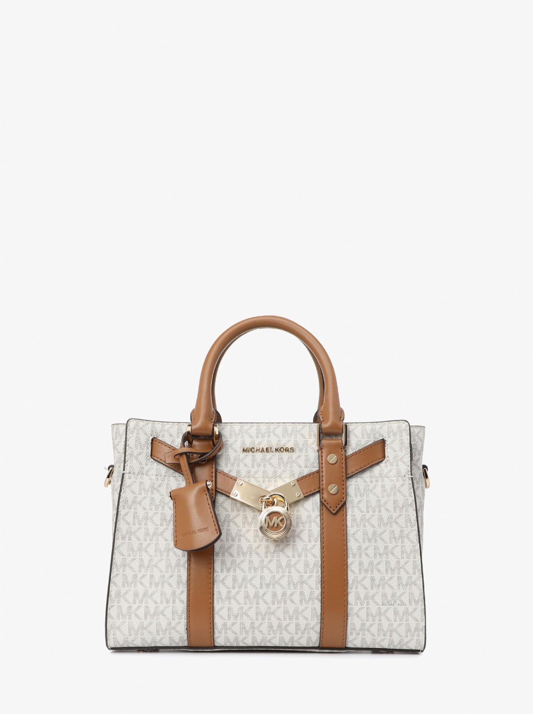 

Сумка женская Michael Kors Nouveau_B00627 бежевая, Черный, Nouveau_B00627