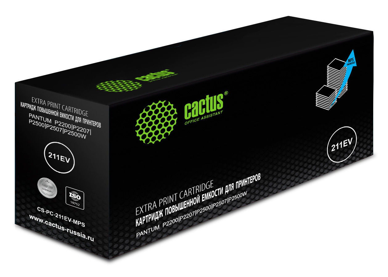 

Картридж Cactus CS-PC-211EV-MPS, Черный