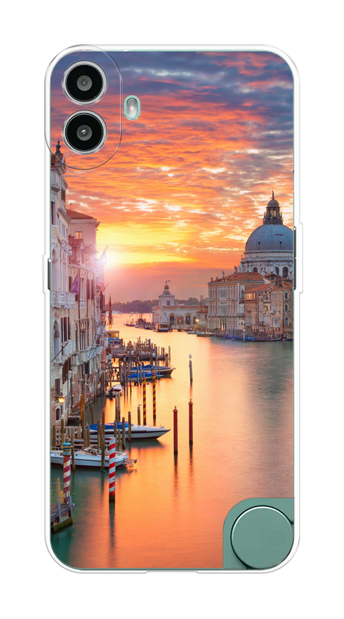 

Чехол на CMF Phone 1 "Восход 11", Розовый;оранжевый, 3300450-1