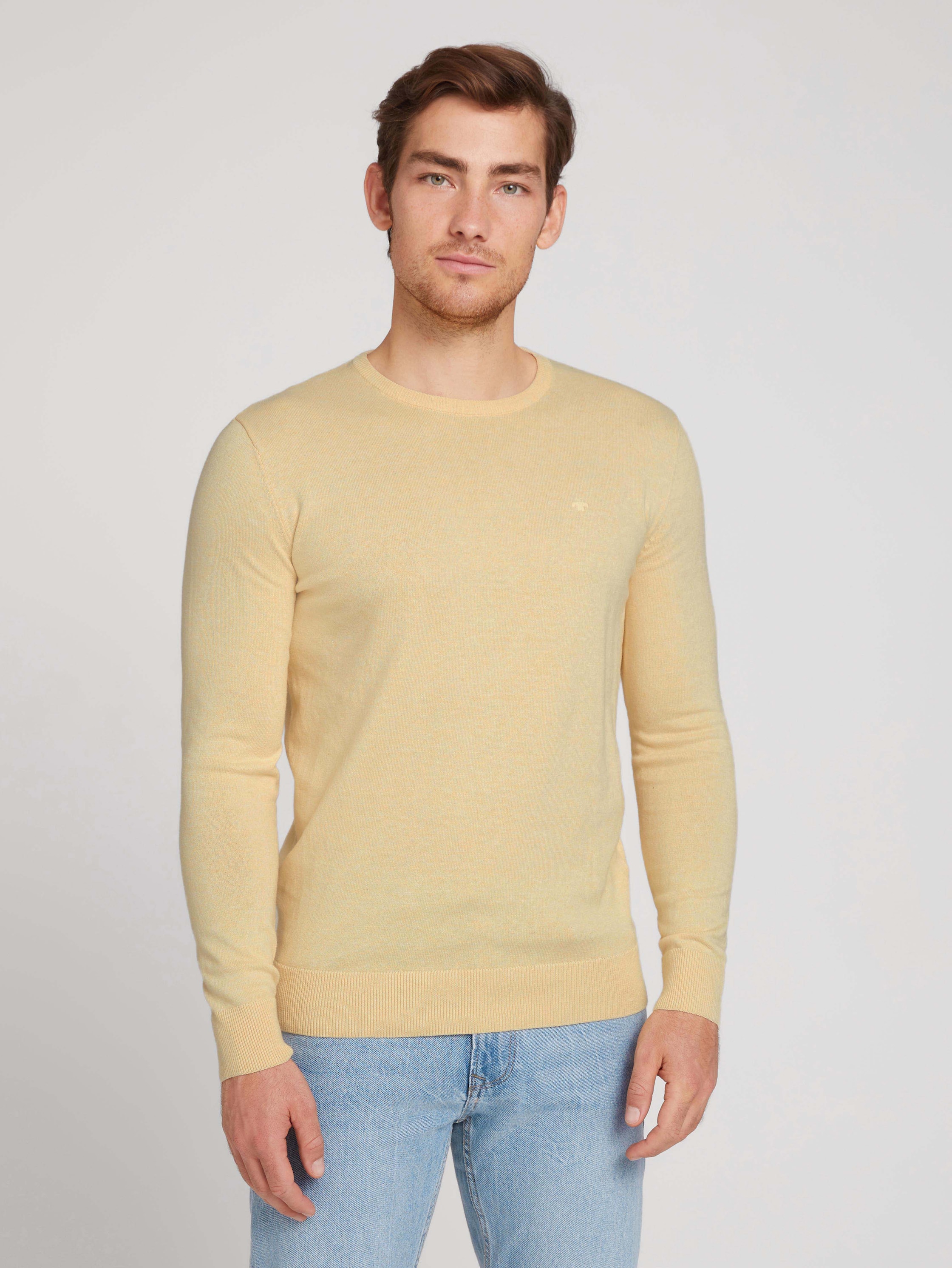 

Джемпер мужской TOM TAILOR 1027661 желтый 2XL, 1027661