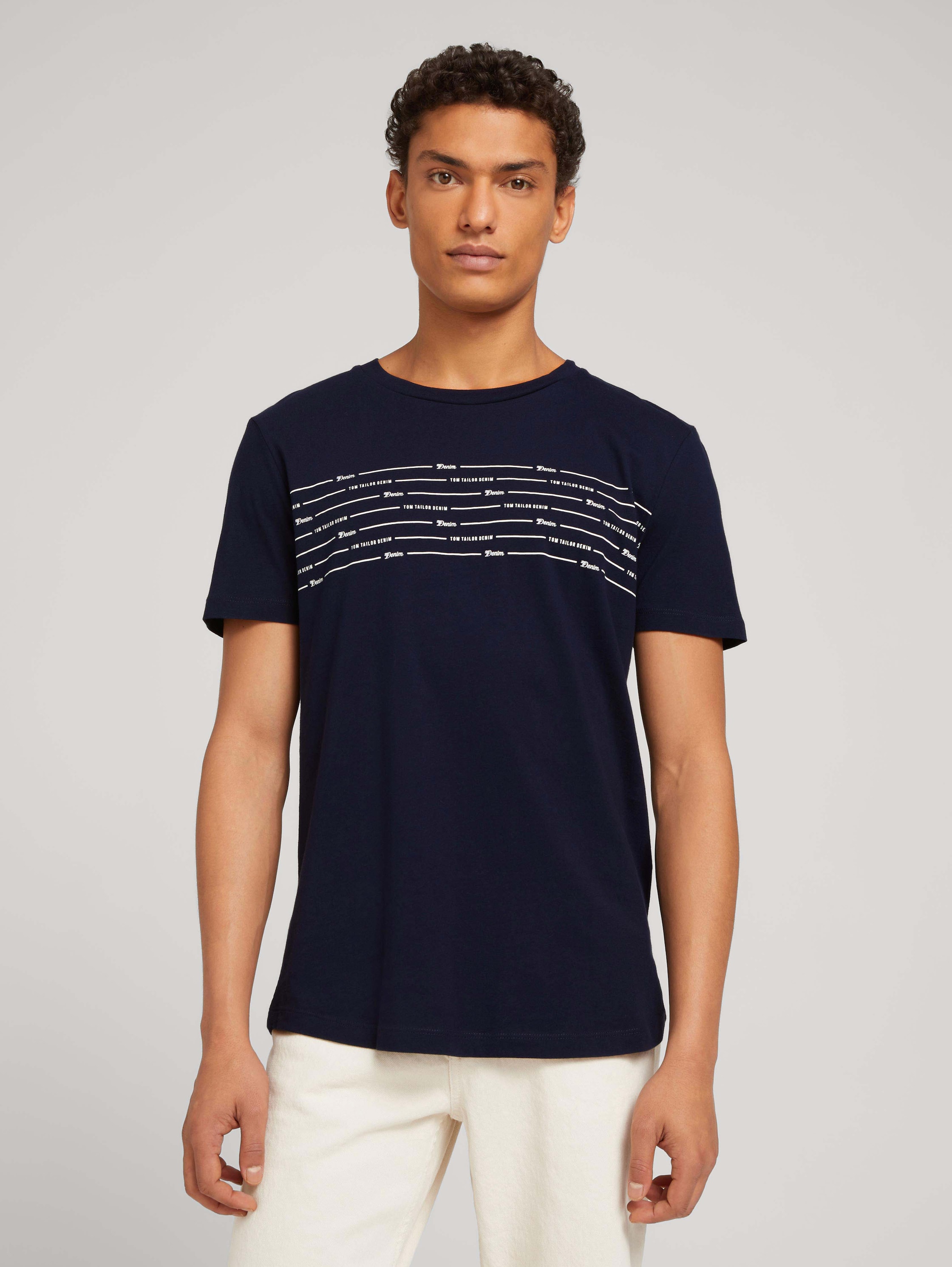

Футболка мужская TOM TAILOR 1028927 синяя L, 1028927