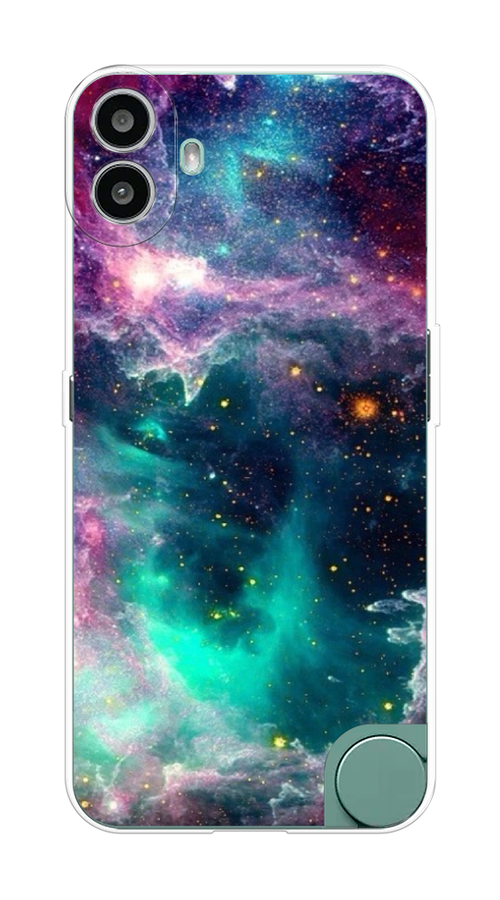 

Чехол на CMF Phone 1 "Звездные облака", Розовый;бежевый, 3300450-1